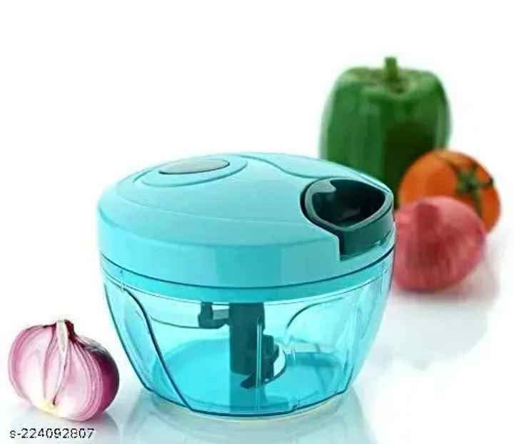 Compact Chopper with Blades effortlessly Chopping Big Size Kitchen Dori Handy Vegetable and Fruit Manual Onion Dry Fruit Salad Maker Vegetable Quick Chopper (450 ml, Green)